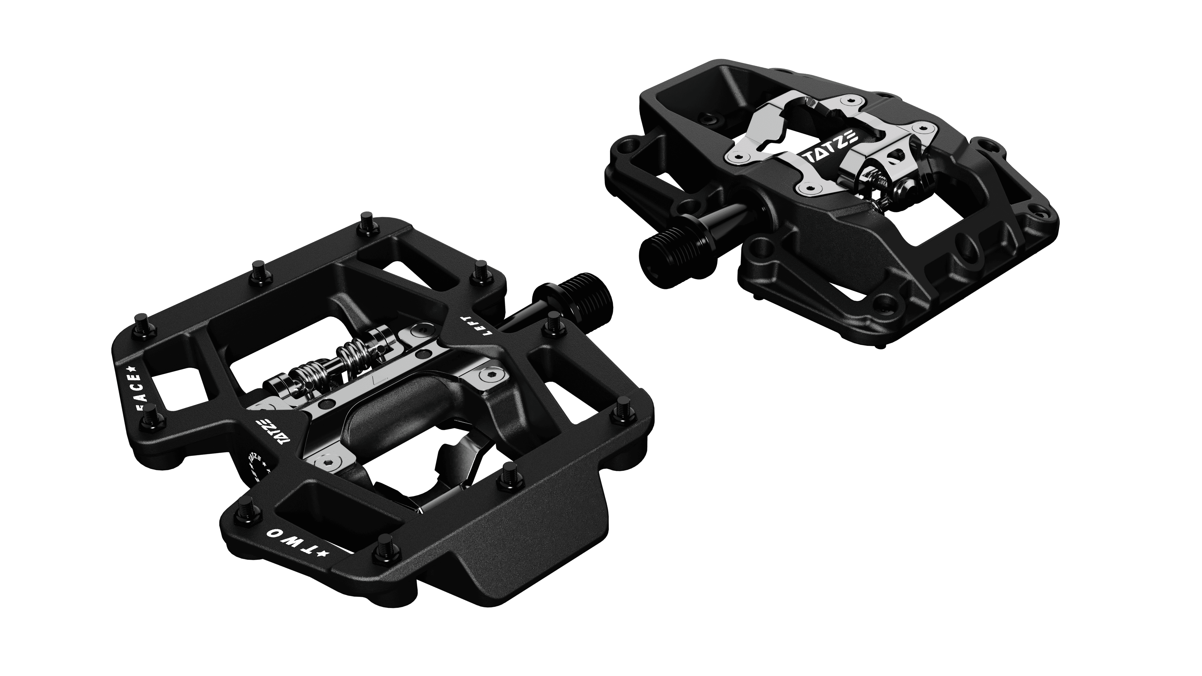 composite mtb pedals Combination pedal with pins – TWO FACE COMPOSITE – TATZE