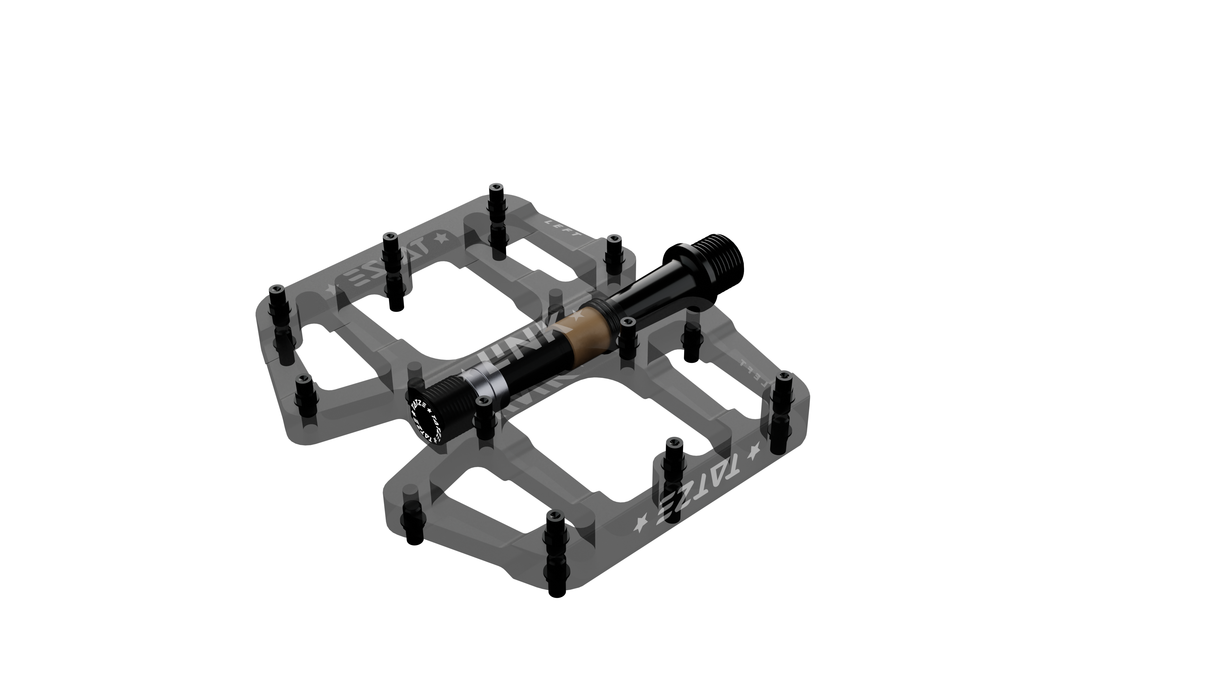 tatze link pedale MTB Flat Pedal – ultra dünn – LINK – TATZE