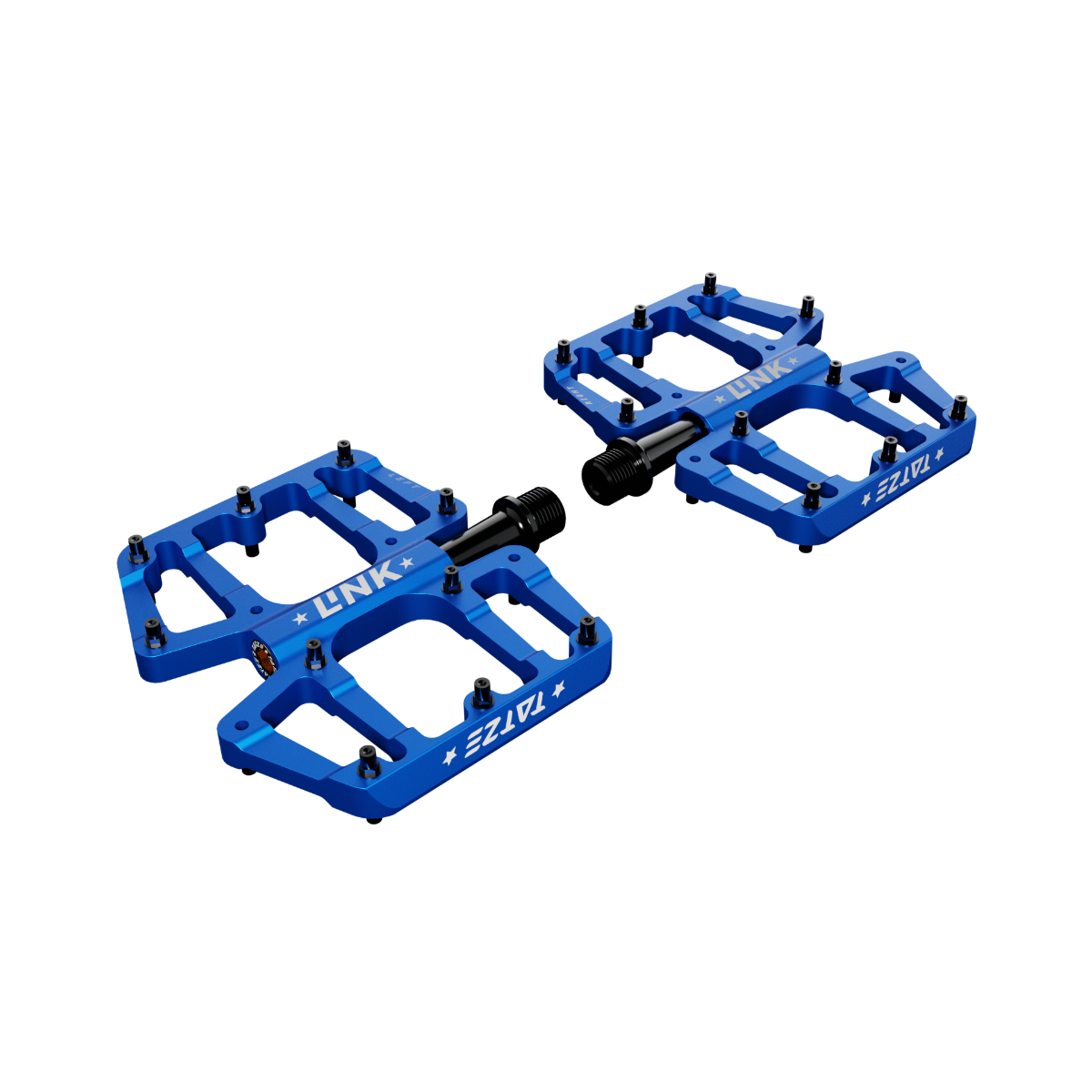 leichte pedale Leichtes Flat Pedal fürs MTB – LINK TI – TATZE