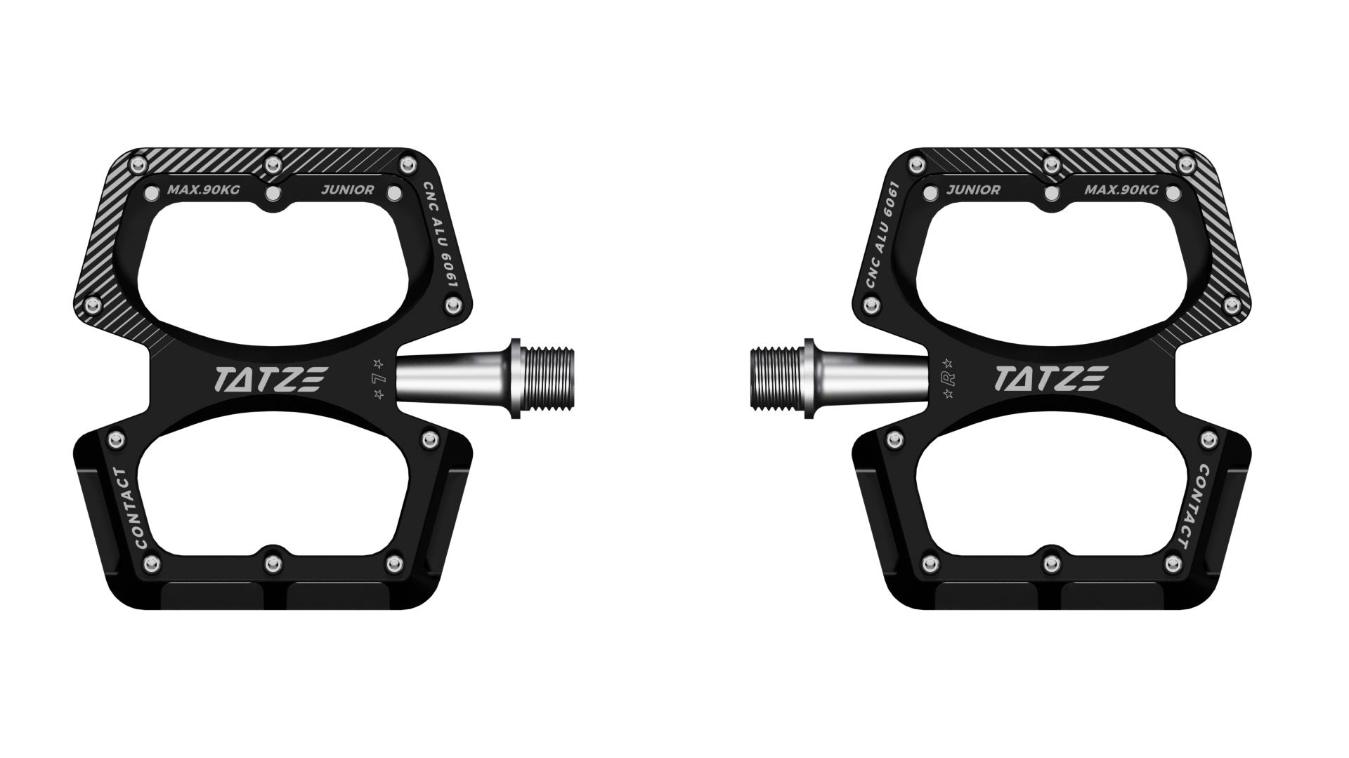 cube rfr pedale junior CONTACT CNC youth MTB pedal for a perfect connection to the bike – TATZE