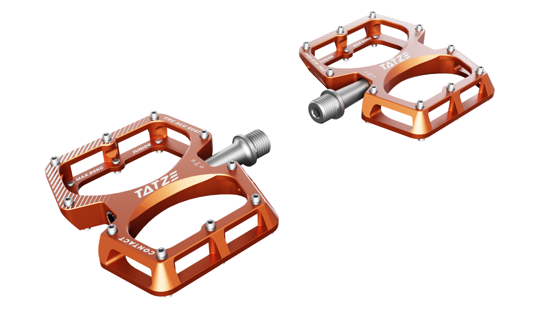 pedal cnc CONTACT CNC youth MTB pedal for a perfect connection to the bike – TATZE
