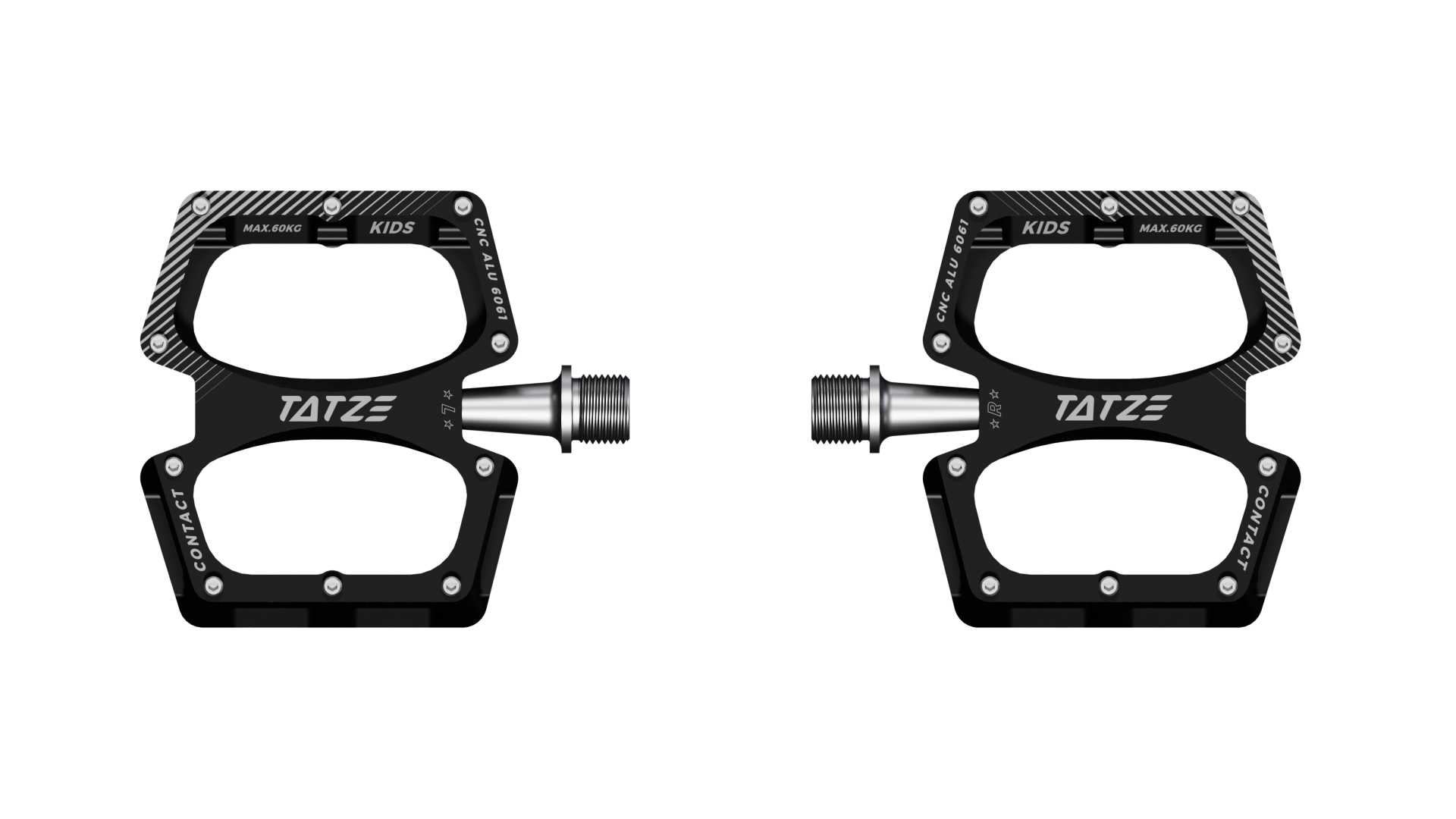 kinder mtb pedale CONTACT CNC KIDS, das Kinder MTB Pedal für eine perfekte Verbindung – TATZE