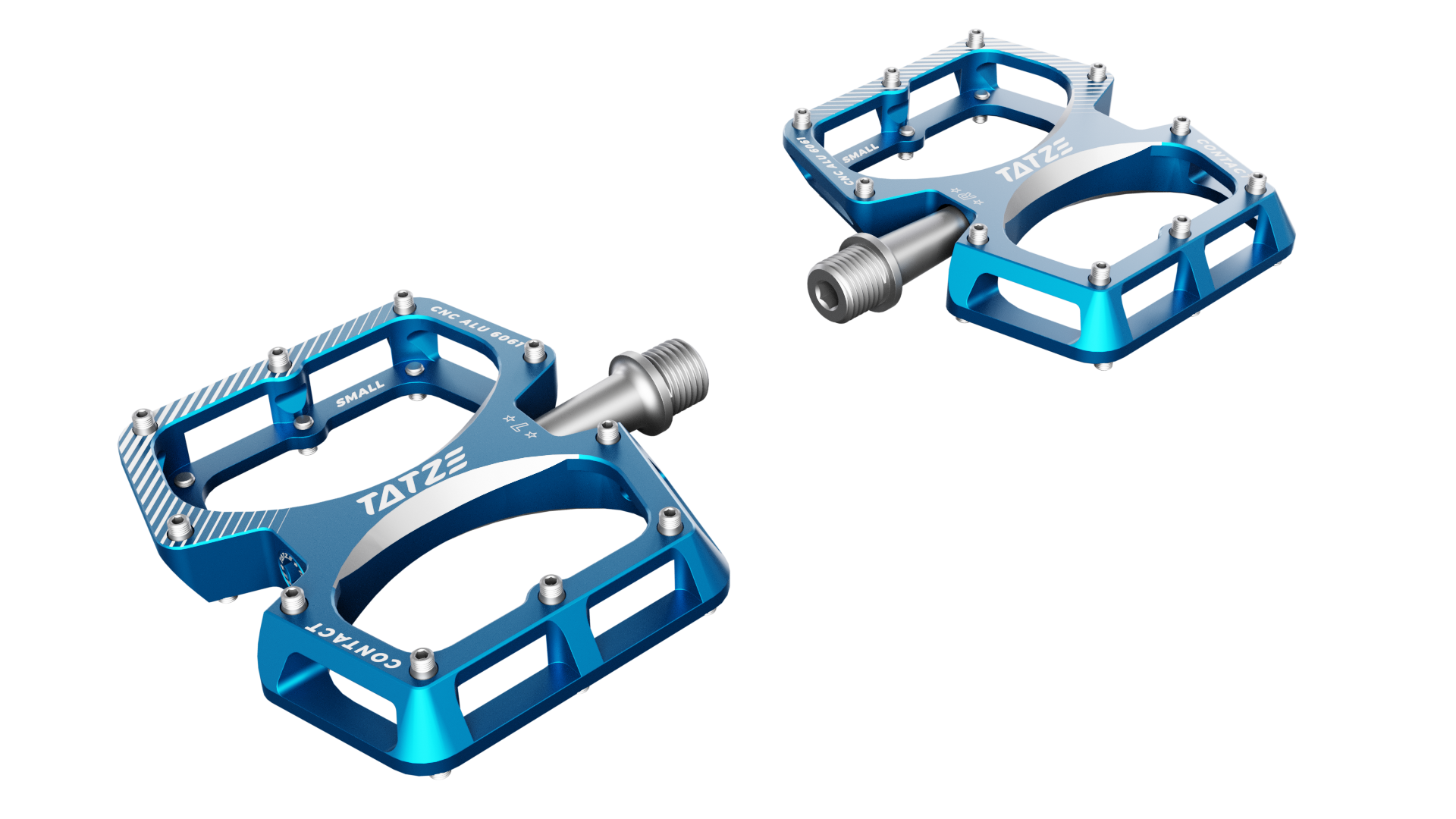 günstige flat pedals Kleines Flatpedal · CONTACT CNC · Größe 36-41 – TATZE