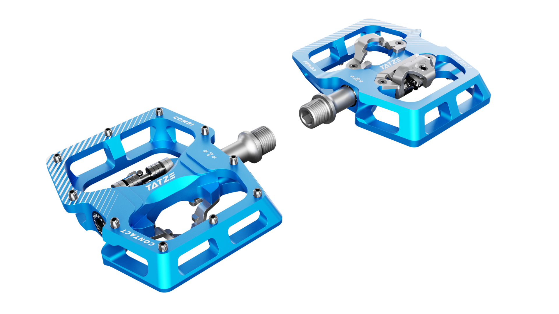 combi pedalen spd Flat pedal + clip pedal = CONTACT COMBI – TATZE