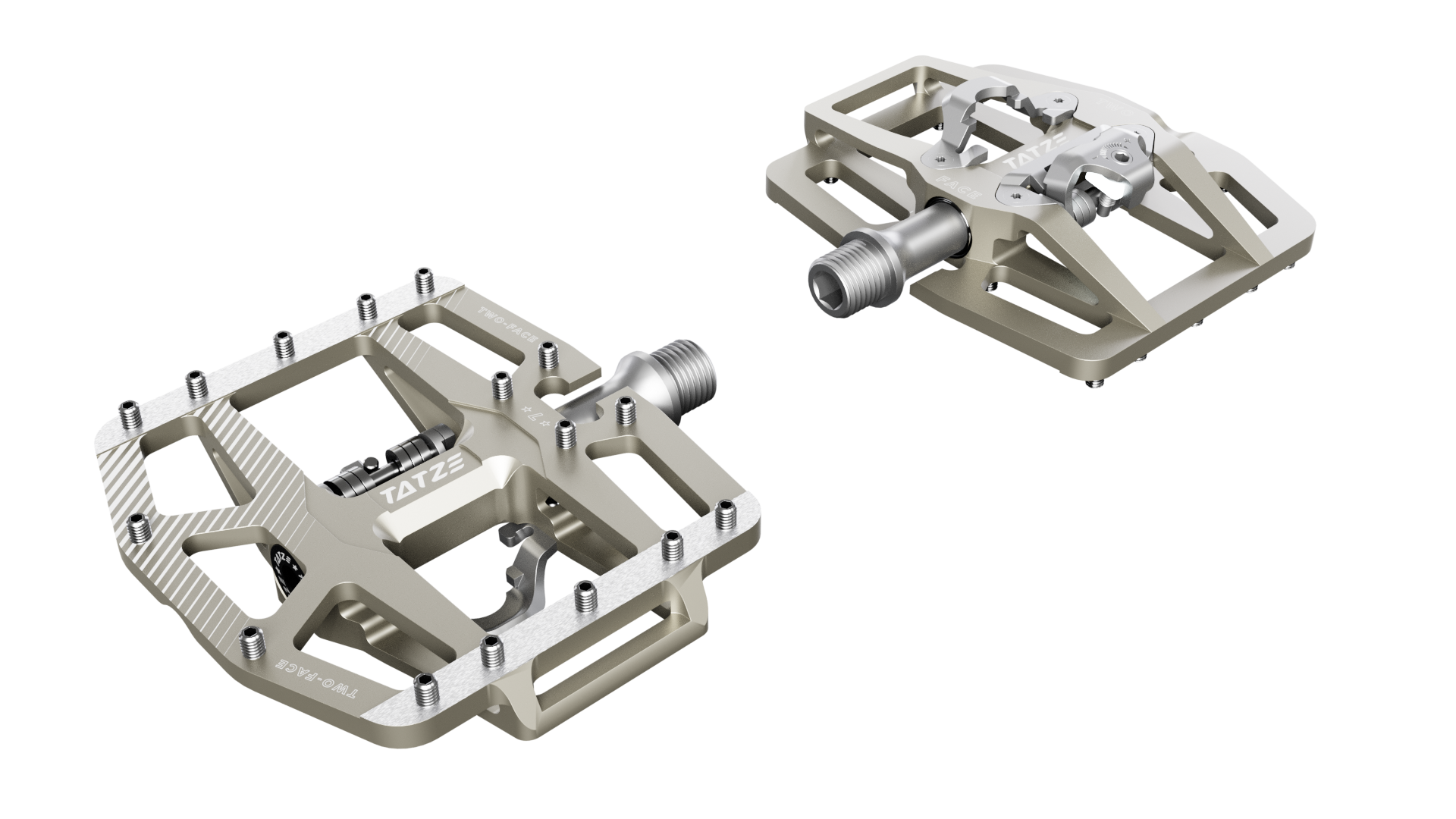 tatze pedale two-face TWO-FACE 2 combo pedal for mountain bikes