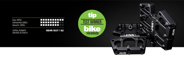 LINK Composite Flatpedal für maximalen Grip am Trail