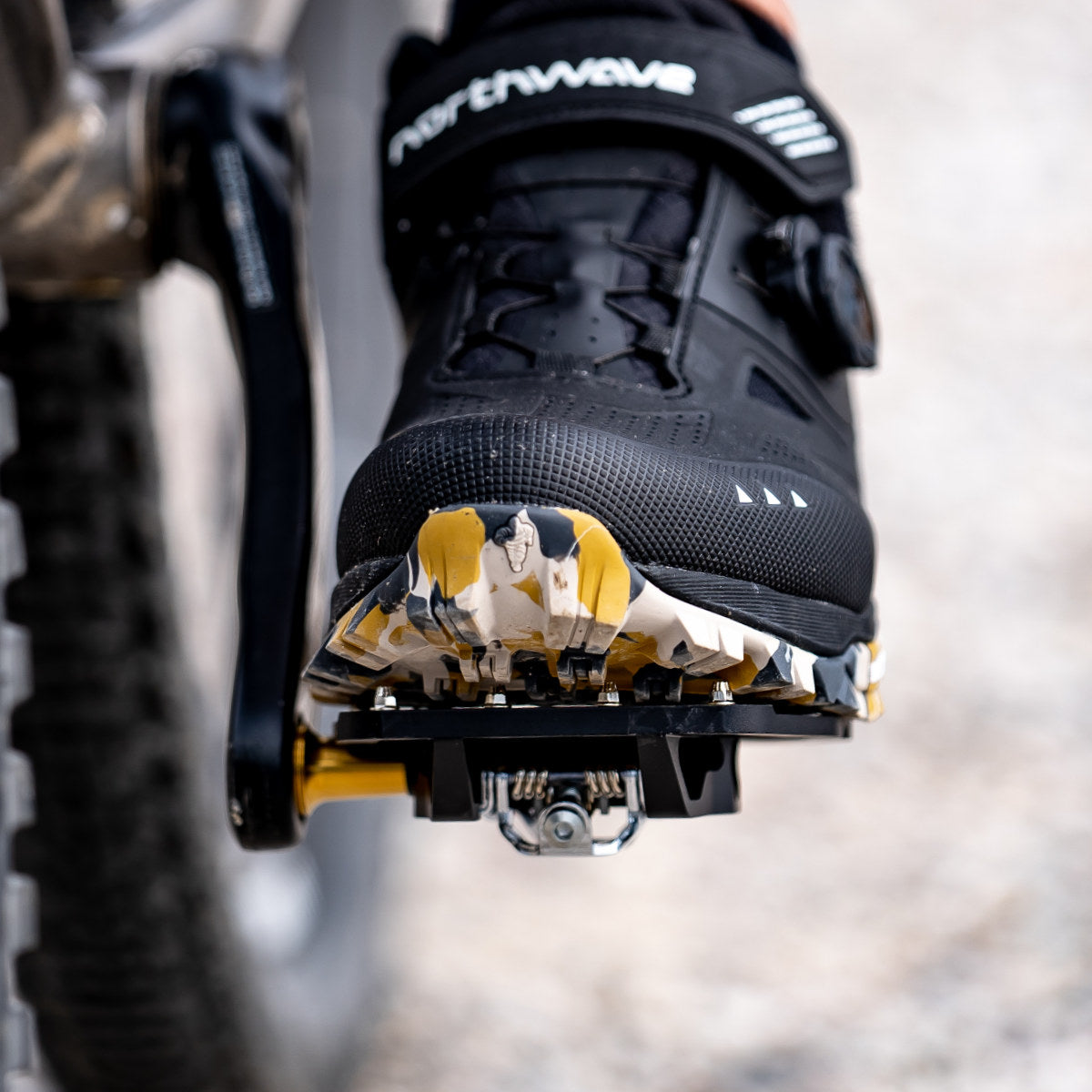kombipedale mountainbike Leichtes Kombipedal · Titan · TWO FACE TI – TATZE